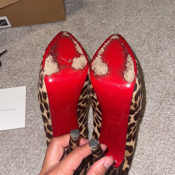 Authentic Daffodile 160 pony leopard Louboutin 39 - Picture 13 of 16